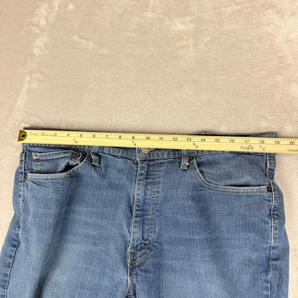 Levi's 541 Jeans Mens 38x30 Blue Athletic Taper Stretch Denim Faded Preppy